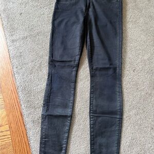 7 For All Mankind Black Skinny Jeans